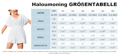 Haloumoning Badmode voor meisjes, cover-ups, kinderen, strandbedekking, bikini, badpak, cover-up schattige strandjurk, zwart, 4-6 Jaren - Image 5