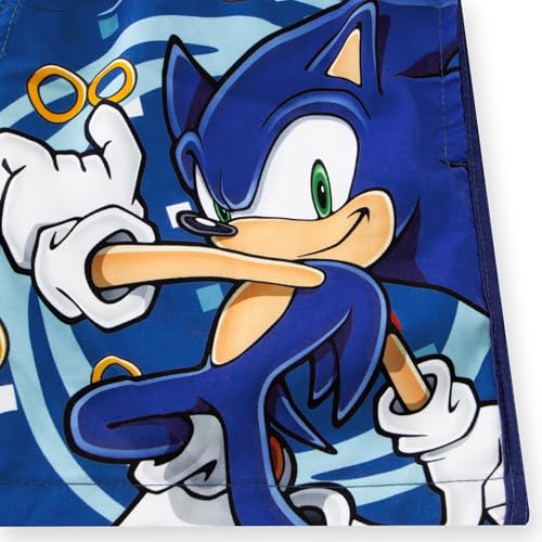 Sonic The Hedgehog Zwemshorts, Jongens Zwembroek Sonic, Kinder Zwemkleding, Blauw 122 - Image 3