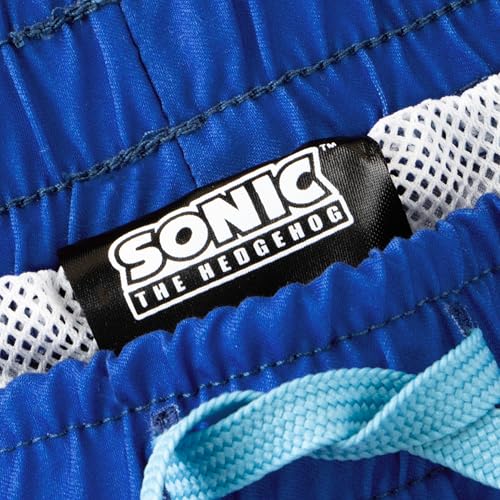 Sonic The Hedgehog Zwemshorts, Jongens Zwembroek Sonic, Kinder Zwemkleding, Blauw 122 - Image 8