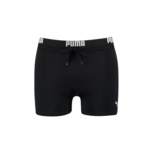 PUMA heren Swim Trunks Puma logo men's swimming trunks, Zwart, S - Image 5