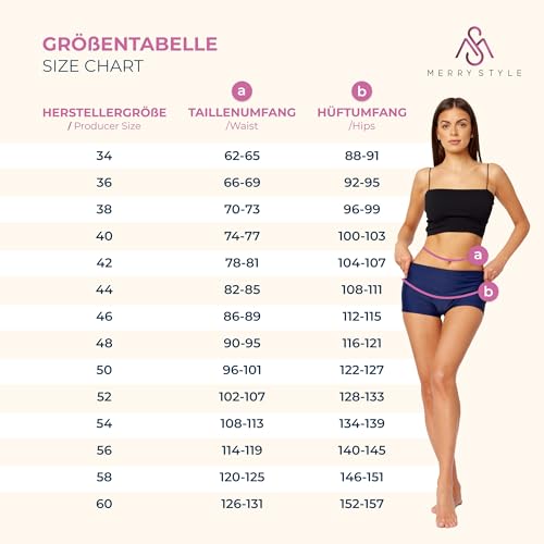 Merry Style Dames Shorts Bikinibroekjes Modell L23L1 (Zwart (9240), 38) - Image 6