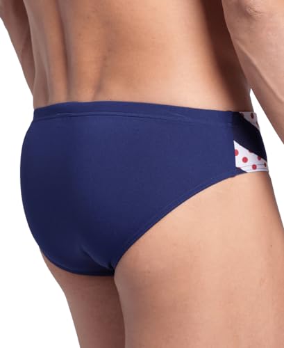 ARENA Heren Performance Stripes Zwemslip, Navy/Multi, 22, marine/Multi, 128 NL - Image 4