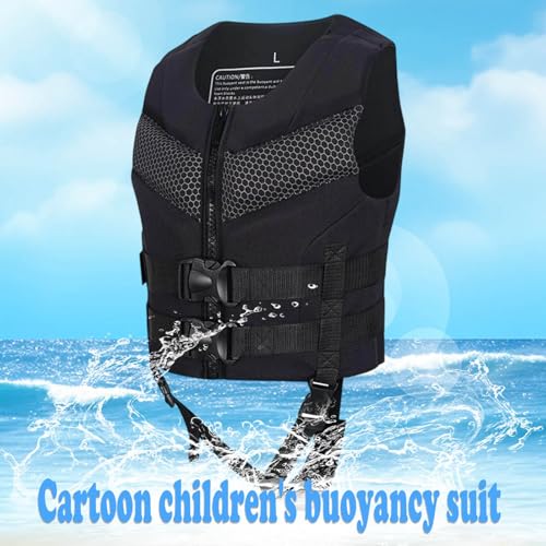 2026 Zwemvest voor meisjes, badmode, zwemvest voor zwembad, strand en outdoor-activiteiten, comfortabel badpak voor kinderen van 2 tot 14 jaar, badpak voor meisjes, 140, blauw, zwart, 12-14Years - Image 3