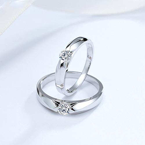 Daesar DAMES Uniseks Heren Plat-950 platinum Round diamant - Image 7