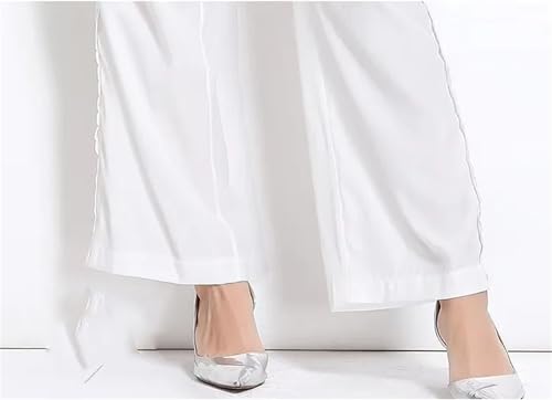 Chique kanten tweedelige broekenset voor dames, met revers, shirt met hoge taille, Zwart, M - Image 7