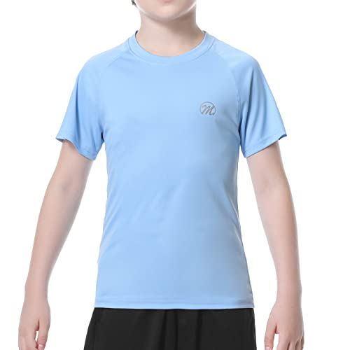 MEETWEE Rash Guard Shirt voor jongens, Watde, 12 Jaar