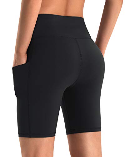 Promover Activewear-short voor dames Yoga Shorts met Zakken Korte Sportbroek Hoge Taille Buik controle Training Running Shorts voor Vrouwen - Image 5