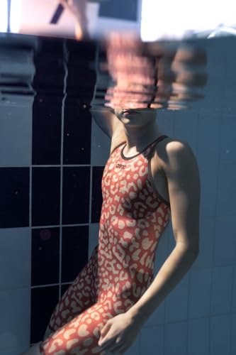 ARENA Powerskin Carbon Air² Open Back Racing Swimsuit Eendelig badpak voor dames, Geranium Luipaardhuid, 56 - Image 8