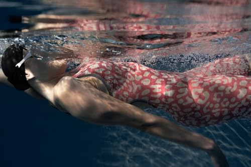 ARENA Powerskin Carbon Air² Open Back Racing Swimsuit Eendelig badpak voor dames, Geranium Luipaardhuid, 56 - Image 7