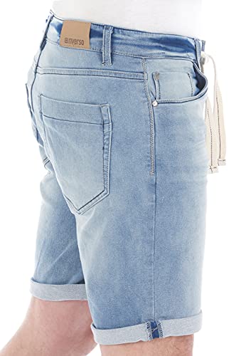 riverso RIVPaul Korte jeansshort voor heren, stretch, korte broek, regular fit, bermuda shorts, zomer, denim, effen, zwart, blauw, grijs, 30, 31, 32, 33, 34, 36, 38, 40, 42, 44, 46, Light Blue Denim - Image 3
