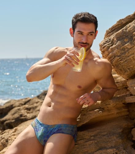 Kiniki Tan Through Zwemslip voor Heren - Azure - Image 5