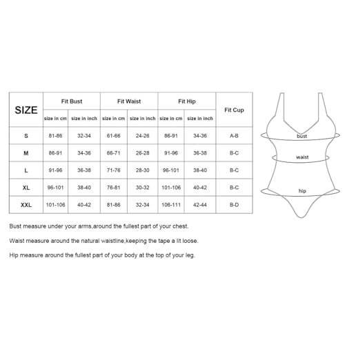 BAODANWUXIAN Swimsuit One Piece Swimsuit Women Solid Bathing Suit Halter Bodysuit Push Up Swimsuit Monokini Beachwear Plus Size Swimwear Tankini-Ag-Xl - Image 6