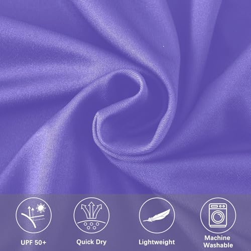 Slate Blue Heren Rash Guard Shirts Sneldrogende Ronde Hals Zonbescherming Lange Mouw Zomer, Kleurrijk, L - Image 6