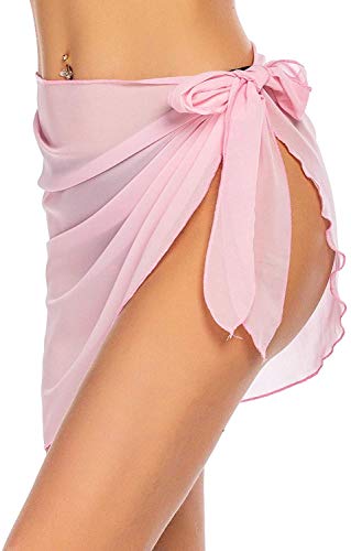 JFAN Sarong Pareo Cover Up Bikini Sjaal Strandjurk Zwembad Meisjes Dames Bloemen Multiwear, L, One size - Image 2