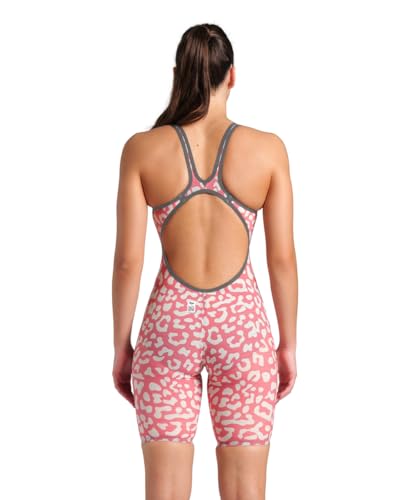 ARENA Powerskin Carbon Air² Open Back Racing Swimsuit Eendelig badpak voor dames, Geranium Luipaardhuid, 56 - Image 2