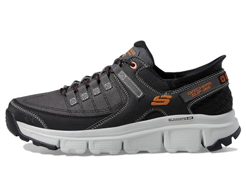 Skechers Heren Summits bij Hands Free Slip in, Grijs/Oranje, 47 EU - Image 4