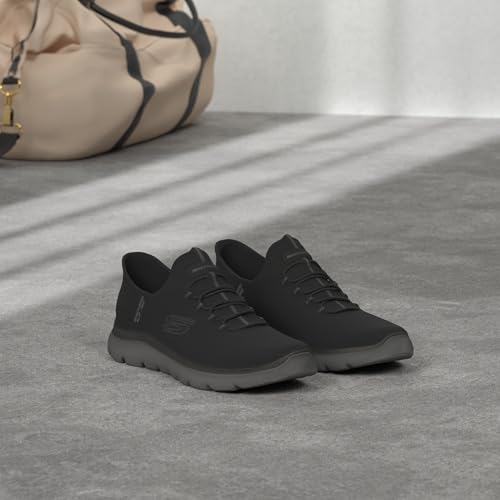 Skechers Heren Summits High Range Handsfree Slip-in, Zwart/Houtskool, 8.5 Wide - Image 7