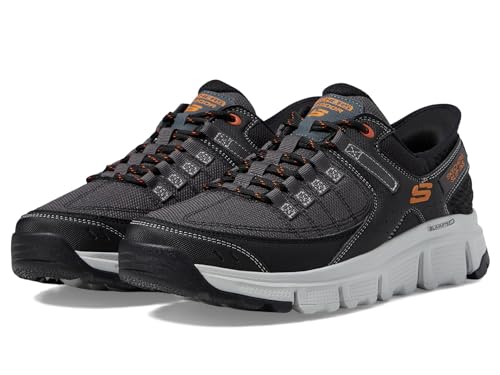 Skechers Heren Summits bij Hands Free Slip in, Grijs/Oranje, 47 EU