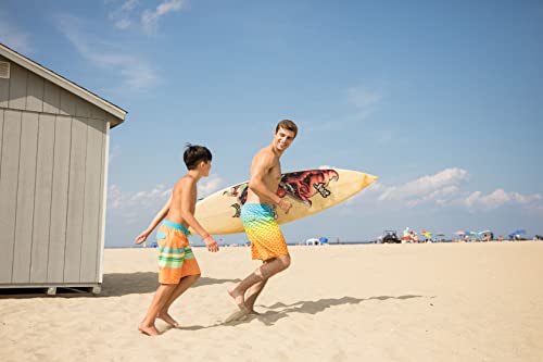 LAGUNA Jongens Rash Guard Badmode Set UPF 50+ Zonbescherming 2-delige zwemset zwembroek en shirt badpak, Blauwe atol (9948), 4 jaar - Image 5