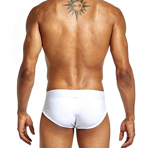 Heren Slip Casual Slip Sportslip Katoen Onder Warming Sche Kleding Mens Kleurrijke Onderbroek Slipje Mannen, Kleur: wit, XL - Image 4