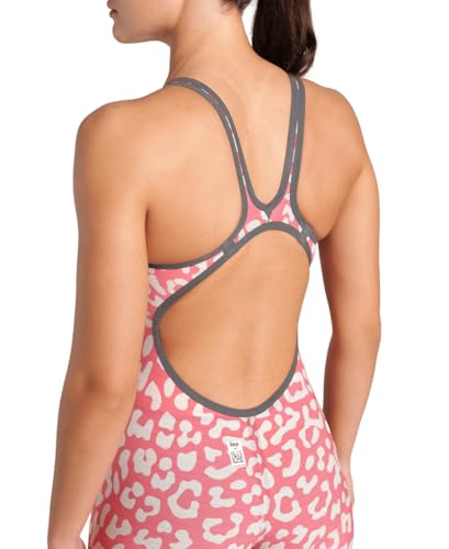 ARENA Powerskin Carbon Air² Open Back Racing Swimsuit Eendelig badpak voor dames, Geranium Luipaardhuid, 56 - Image 6