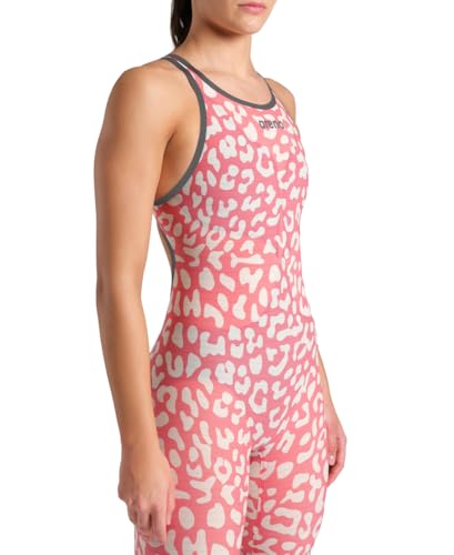 ARENA Powerskin Carbon Air² Open Back Racing Swimsuit Eendelig badpak voor dames, Geranium Luipaardhuid, 56 - Image 5