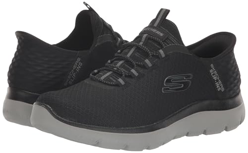 Skechers Heren Summits High Range Handsfree Slip-in, Zwart/Houtskool, 8.5 Wide - Image 8