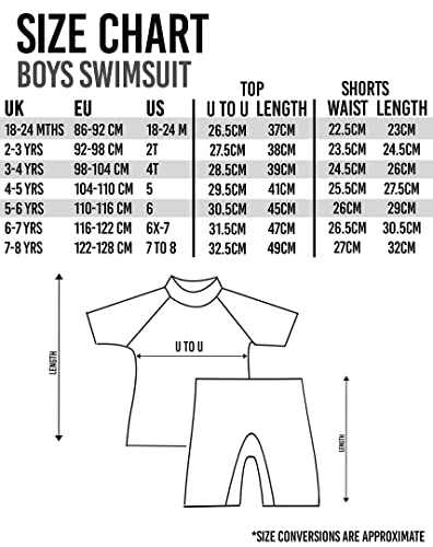 Snoopy Badpak Voor Jongens | Kinderen 2-delige T-Shirt Shorts Animated Beagle Woodstock Dog Blue All In One Zwemkleding | Peanuts Merchandise - Image 3