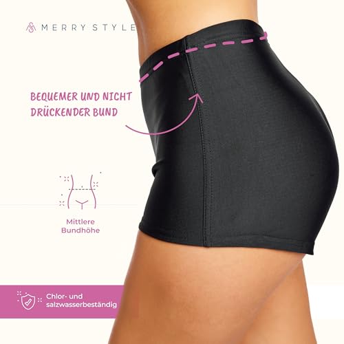 Merry Style Dames Shorts Bikinibroekjes Modell L23L1 (Zwart (9240), 38) - Image 4