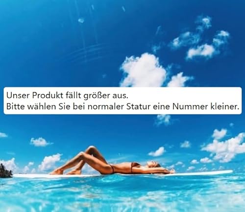 Risipu Zwemshorts voor dames, sneldrogend, zwembroek voor dames, met hol kantdesign en zacht, zwart, M - Image 2