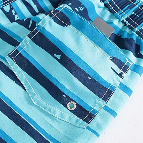 FedMois Zwembroek Zwemshorts voor Jongens Badmode, Hemelsblauw, 9-10 jaar - Image 5