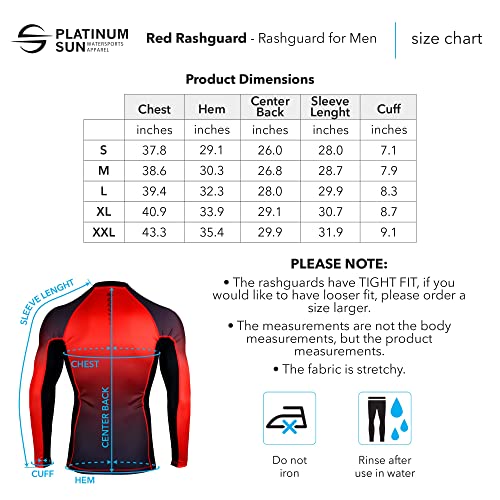 Heren Rash Guard Surf Shirt met lange mouwen Badpak - Sneldrogende Zonnebeschermende Kleding UPF 30+/50+ - Image 5