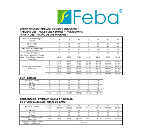 Feba Dames Push Up Bikini Set 8193L1 (Zwart, Cup 75 D/Broekje 38) - Image 3